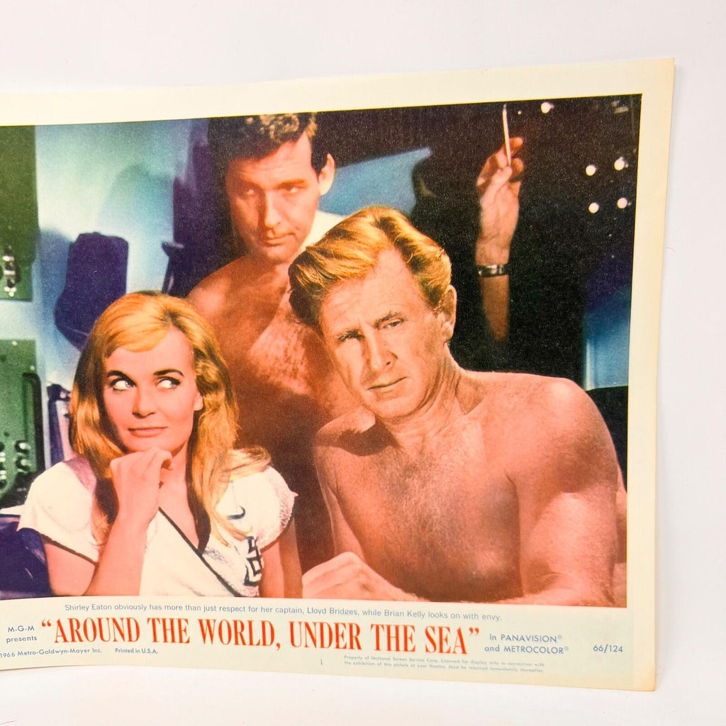 1966 Around The World Under the Sea Original Movie Lobby Card No.1