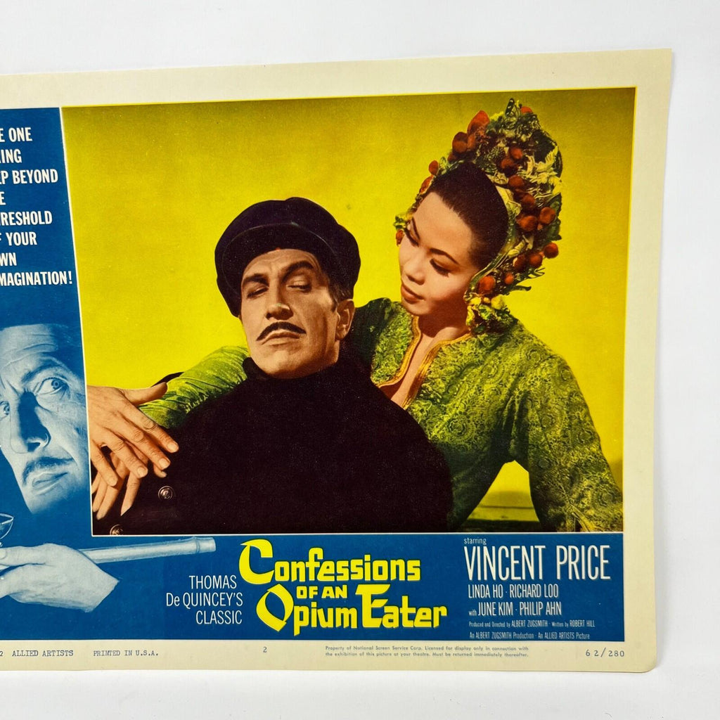 1962 Confessions of an Opium Eater Original Movie Lobby Card No.1