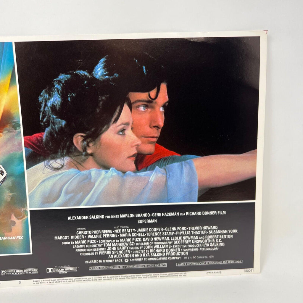 1979 Superman Collectible Movie Lobby Card No.8 Christopher Reeve