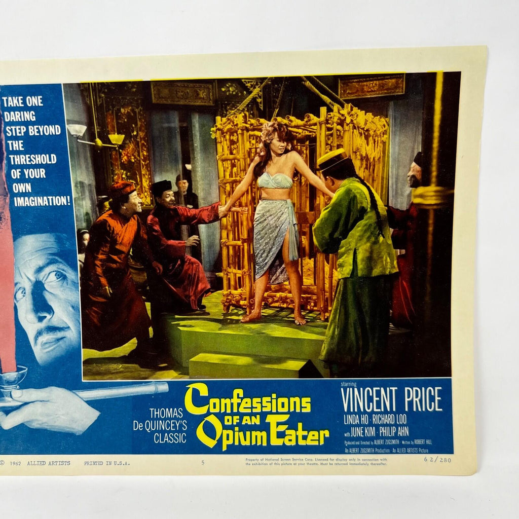 1962 Confessions of an Opium Eater Original Movie Lobby Card No.5