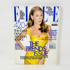 ELLE UK Magazine Sarah Jessica Parker September 2007 Vintage British Fashion