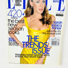ELLE UK Magazine Sarah Jessica Parker September 2007 Vintage British Fashion