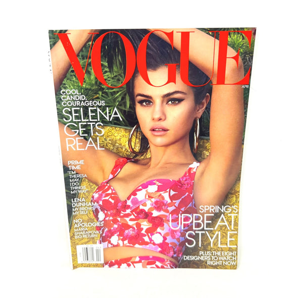 2017 APRIL VOGUE MAGAZINE - SELENA GOMEZ COVER - L 13170