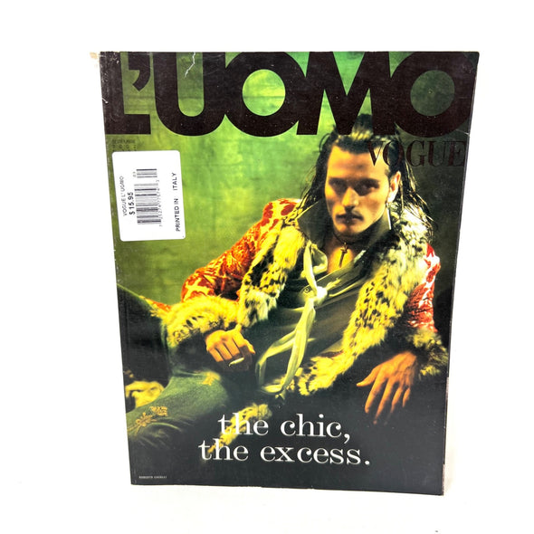 L'uomo Vogue n. 333 settembre 2002 september Paolo Roversi Christian Slater