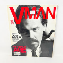 VMan V Man Magazine #19 Fall 2010 fashion ANDRES VELENCOSO SEGURA JOSH BROLIN