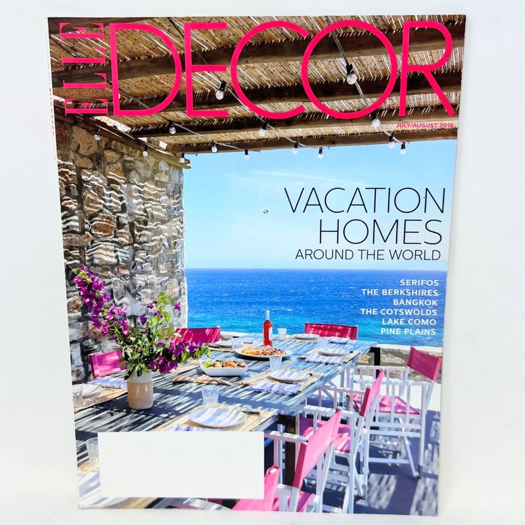 Elle Decor July/August 2018  Vacation Homes Around The World  No.247