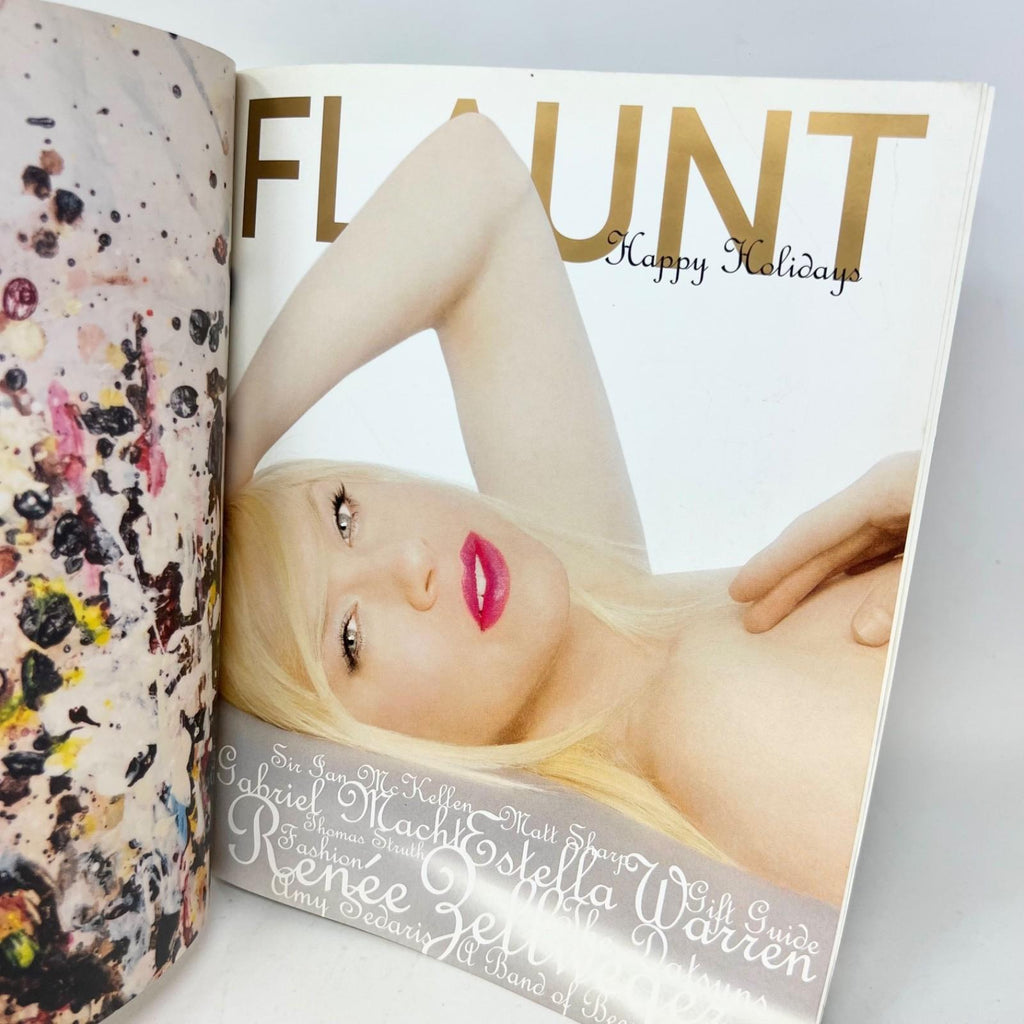 FLAUNT magazine Renee Zellweger ESTELLA WARREN Antonio Lopez Gabriel Macht