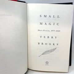 Small Magic : Short Fiction, 1977-2020 Hardcover Terry Brooks Fist  Edition