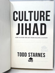 Culture Jihad: How to Stop the Left- 9781642931662, hardcover, Todd Starnes, new
