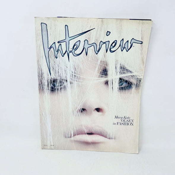 2009 MARCH INTERVIEW MAGAZINE - MARY-KATE OLSEN FRONT COVER