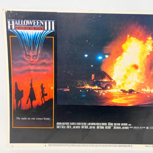 1982 Halloween III Season Of The Witch Collectible Movie Lobby Card No.2