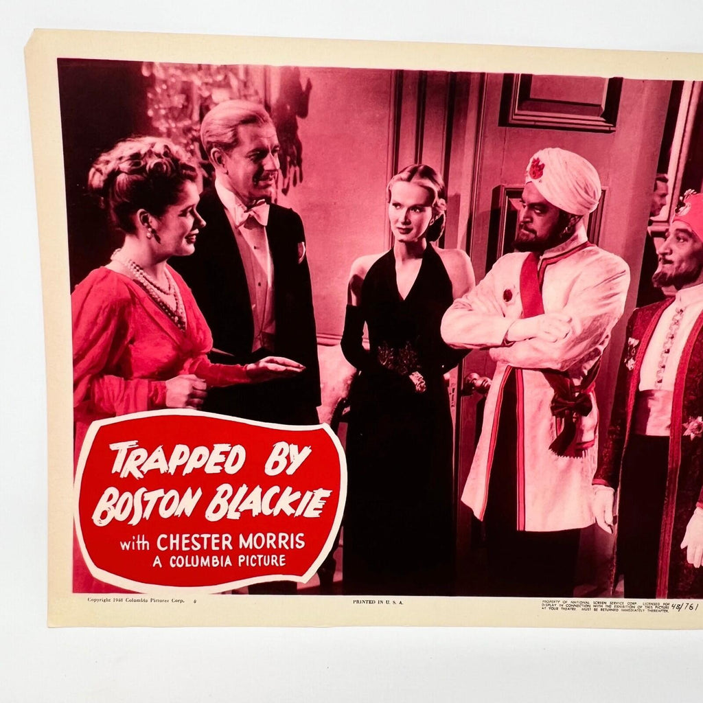 1948 Trapped By Boston Blackie Original Movie Lobby Card