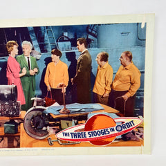 1962 The Three Stooges In Orbit Collectible Movie Lobby Card (g)