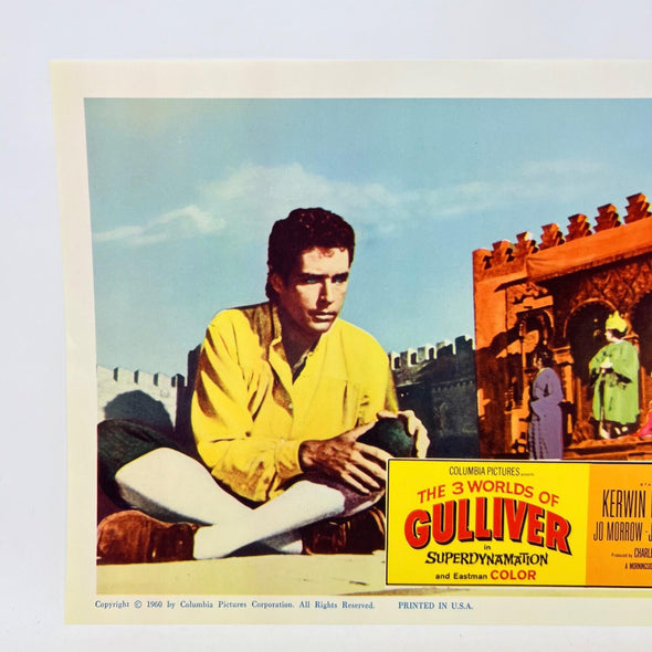 1960 The 3 Worlds Of Gulliver in Superdynamation Collectible Movie Lobby Card b