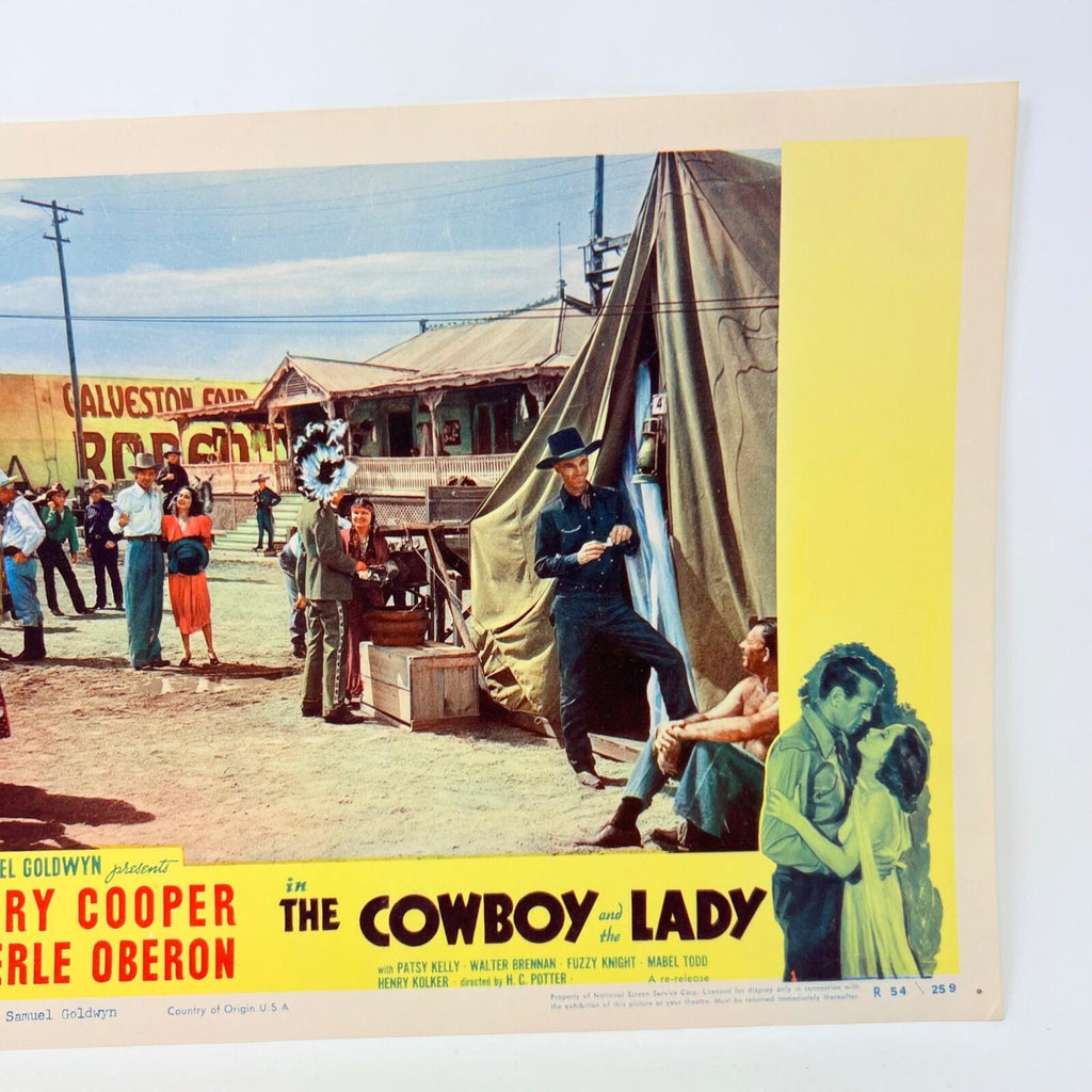 1954 The Cowboy and The Lady Lobby Card Movie Poster (b)