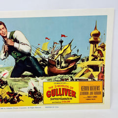 1960 The 3 Worlds Of Gulliver in Superdynamation Collectible Movie Lobby Card c