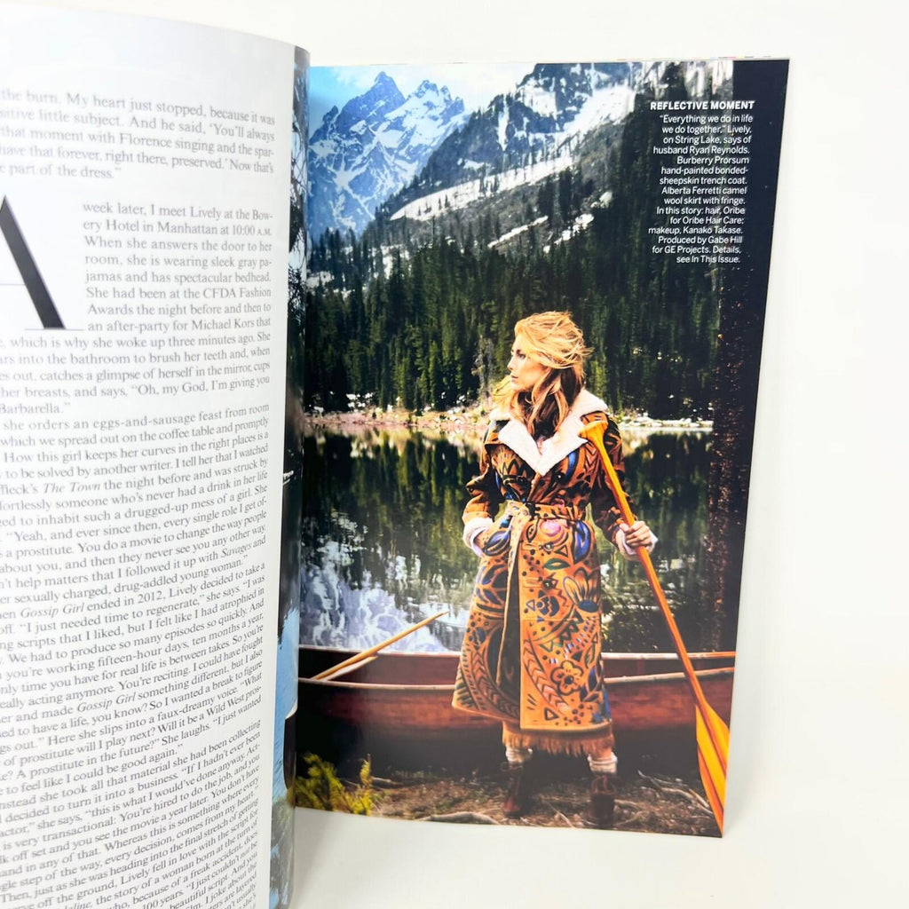 Vogue Magazine August 2014 Blake Lively Gossip Girl
