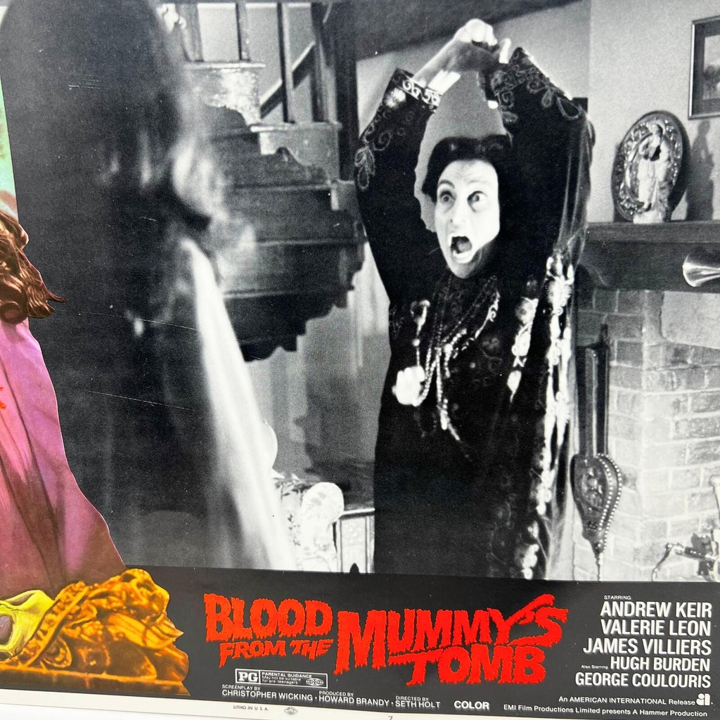 1972 Blood From The Mummy's Tomb Lobby Card Poster #7 Andrew Keir Valerie Leon