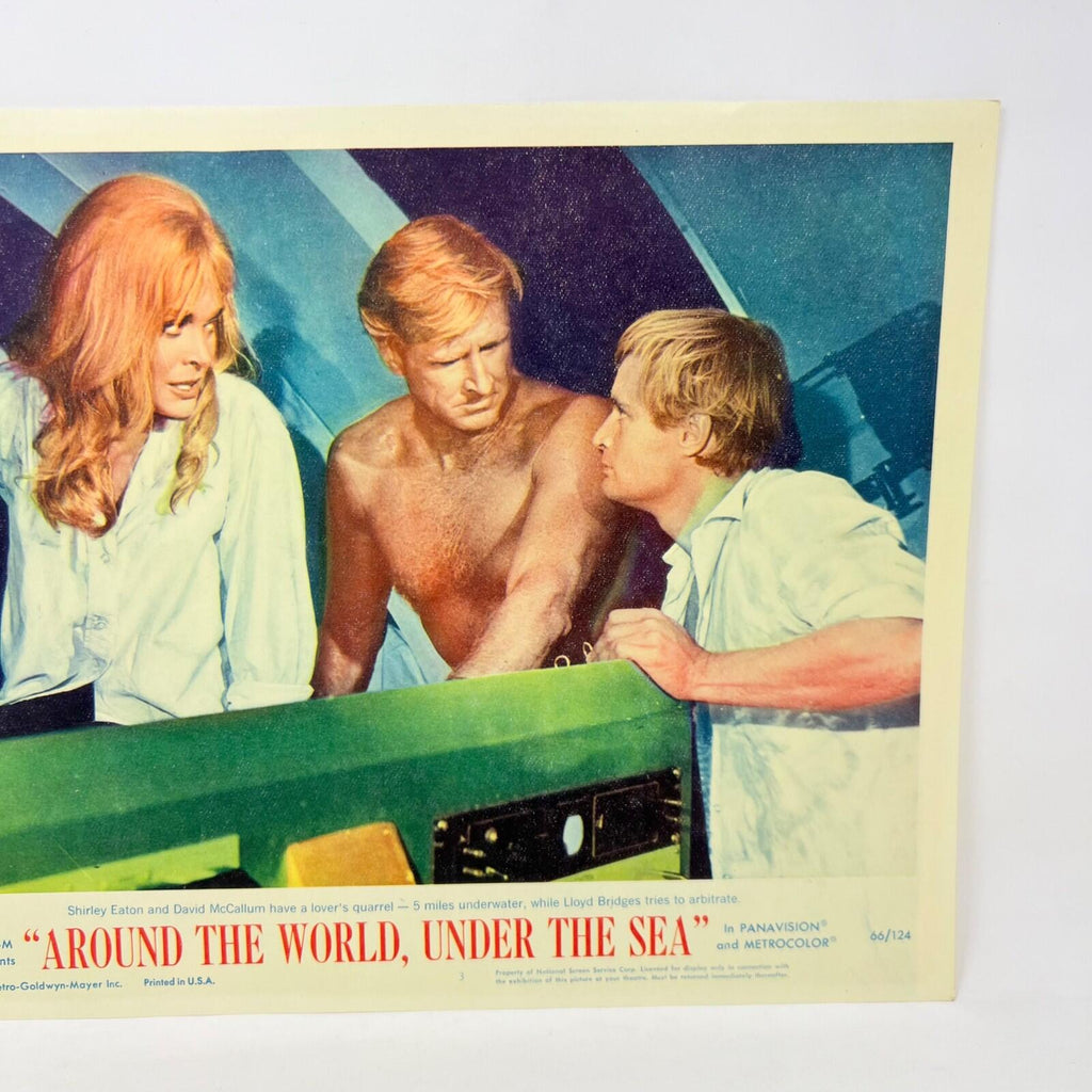 1966 Around The World Under the Sea Original Movie Lobby Card No.3