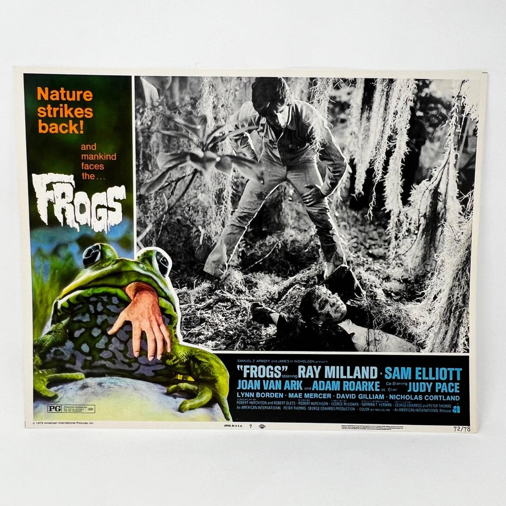 Nature Stikes Back Frogs Collectible movie Lobby Card Set of 8