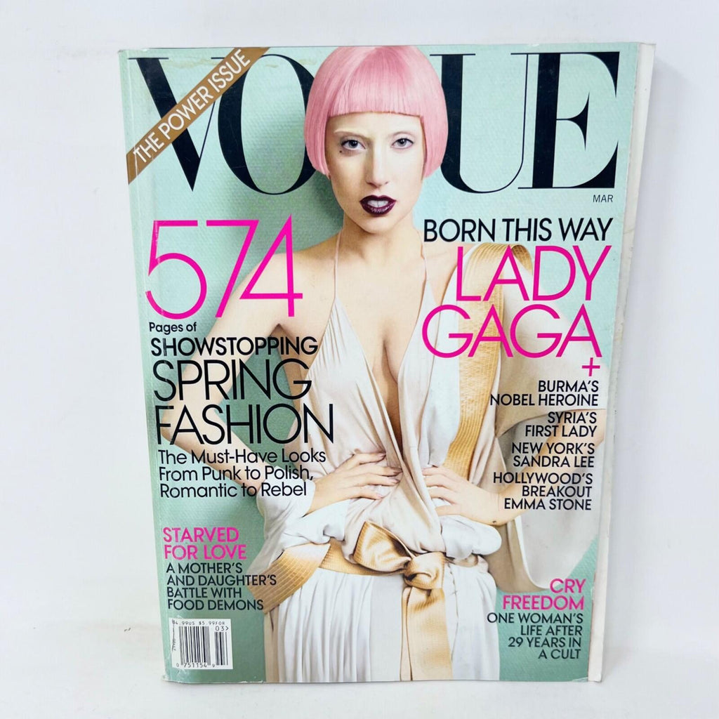 Vogue Magazine (US Edition), March 2011 - Lady Gaga Cover