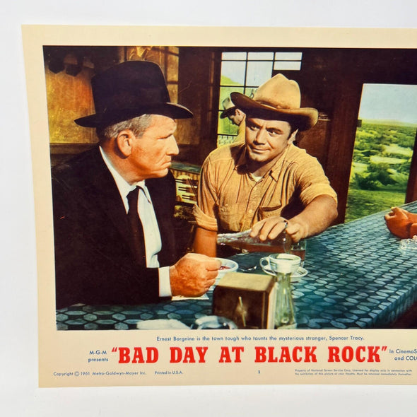1961 Bad Day At Black Rock Lobby Card Movie Poster No.1