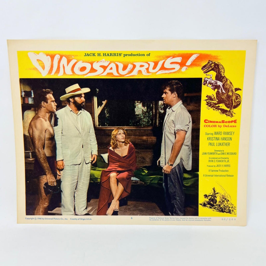 1960 Dinosaurus Collectible Movie Lobby Card No.6 Jack H. Harris