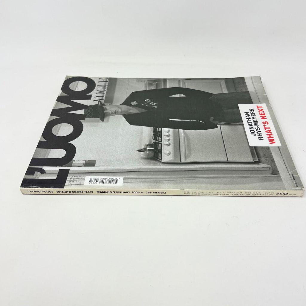 Luomo Vogue Magazine Italy February 2006 N.368 Jonathan Rhys-Meyers What's Next