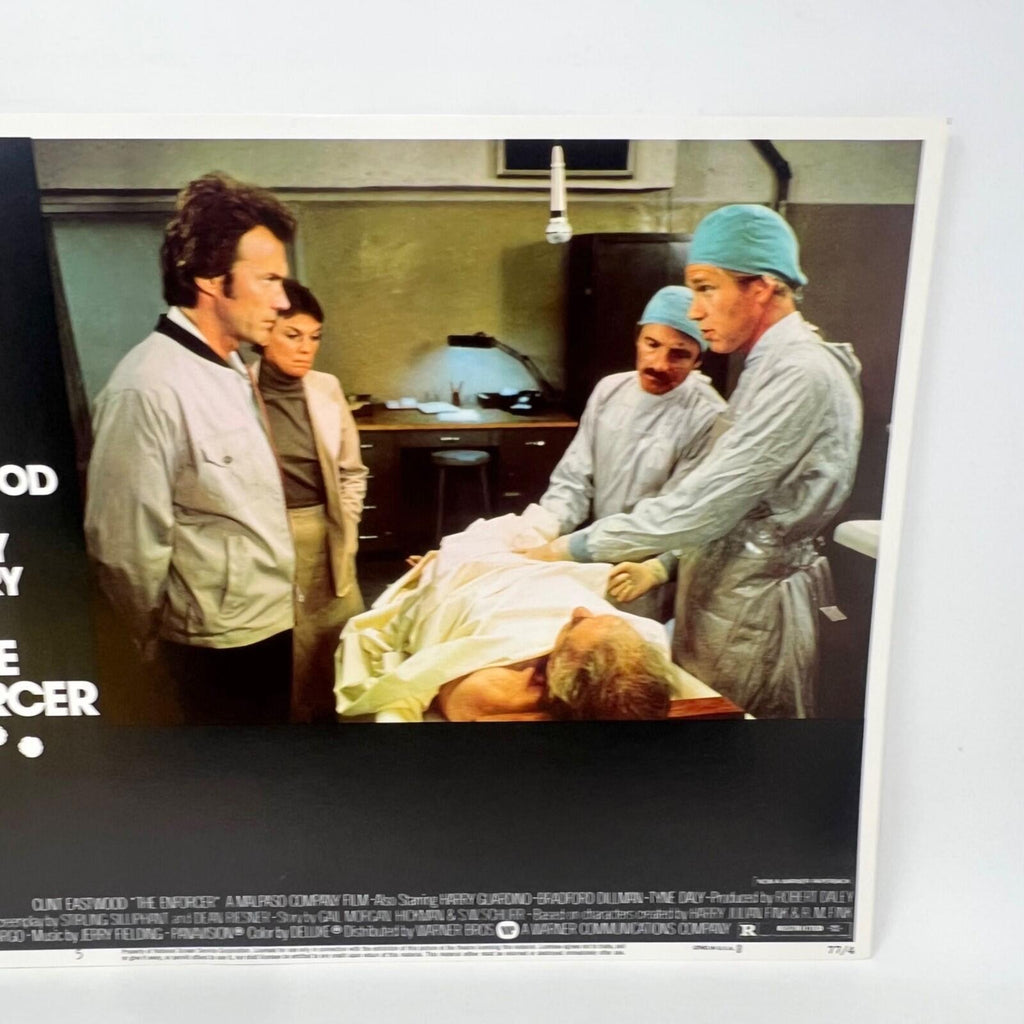 Clint Eastwood Is Dirty Harry The Enforcer Collectible movie Lobby Card No.5