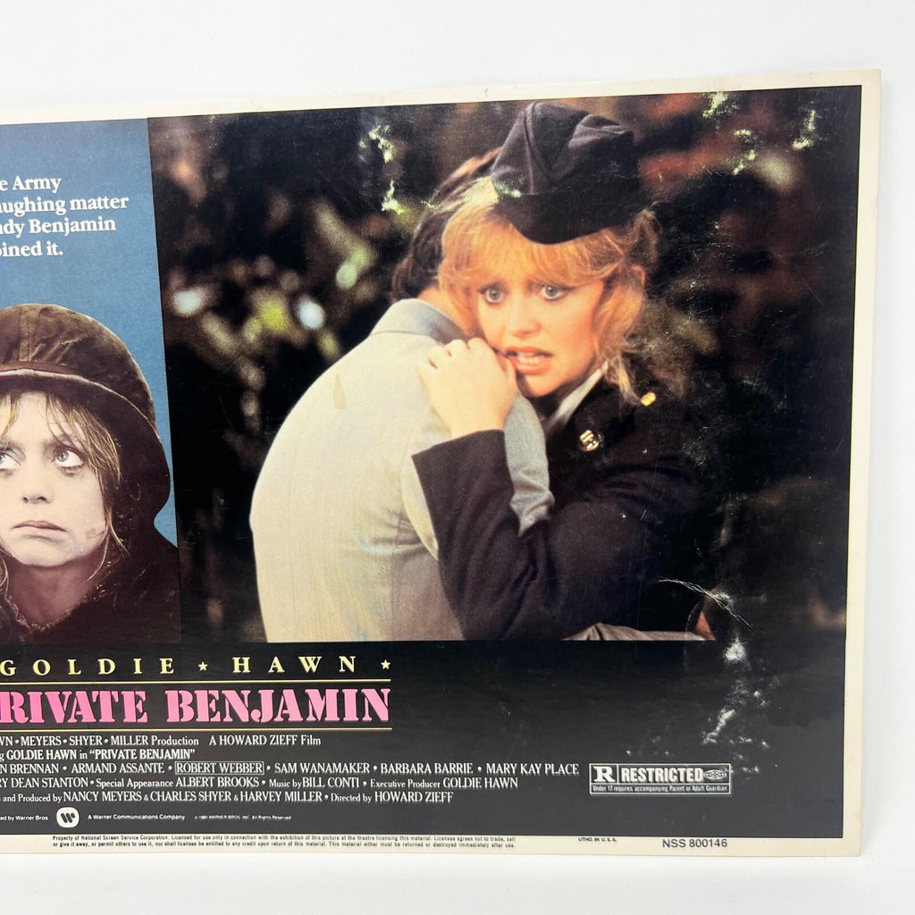 1980 Goldie Hawn Private Benjamin Collectible movie Lobby Card (a)