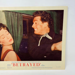 1962 Betrayed Lobby Card Movie Poster No.3