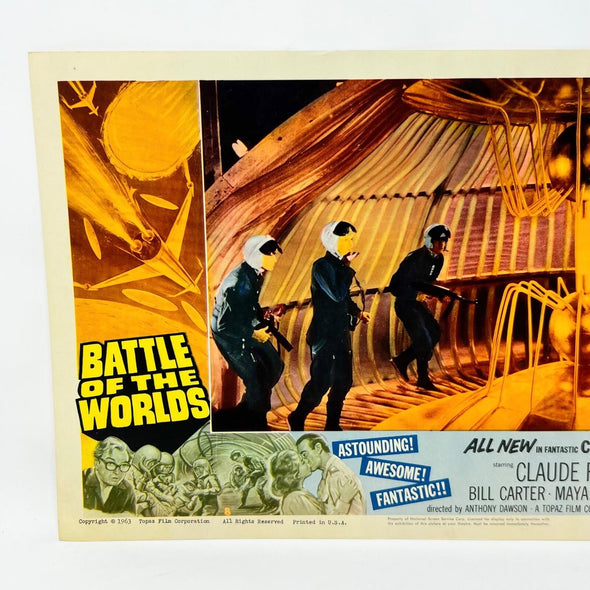 1963 Battle Of The Worlds Movie Lobby Card (b)