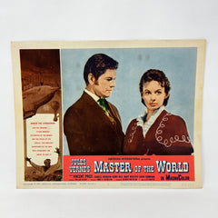 1961 Master Of The World Original Movie Lobby Card No.2 Jules Vernes Vince Price