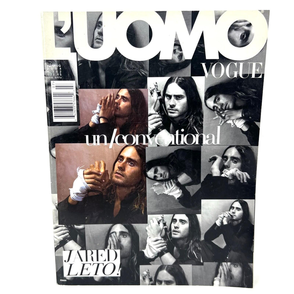 Luomo Vogue Fashion Magazine July August 2004 No.352 JARED LETO STEVEN KLEIN