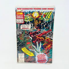 1993 Marvel Comics Daredevil Annual No.9 Polybagged with Devourer Trading Card