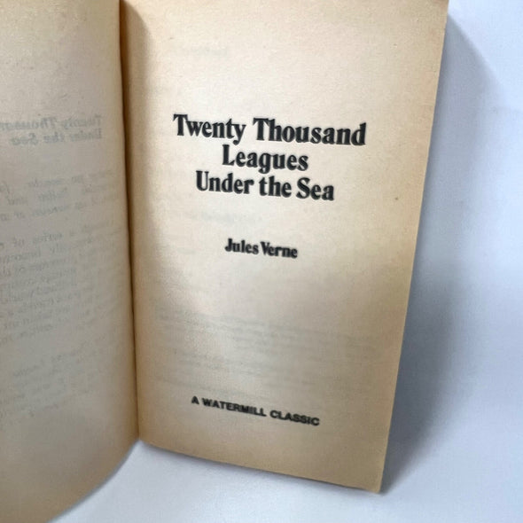 Twenty Thousand Leagues Under the Sea Jules Verne 1980 Watermill Press 2nd Print