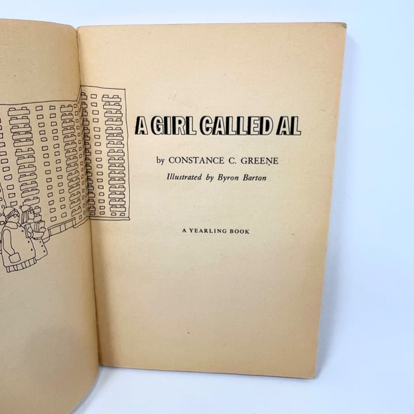 Vintage 1977 A Girl Called Al Children’s Chapter Book