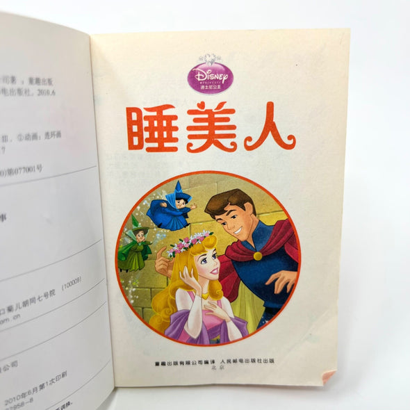 Disney Sleeping Beauty book chinese