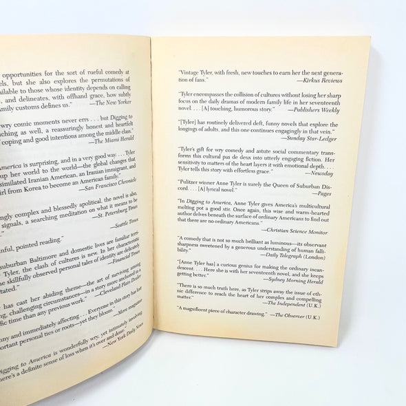 Digging to America : A Novel by Anne Tyler (2007, Trade Paperback)