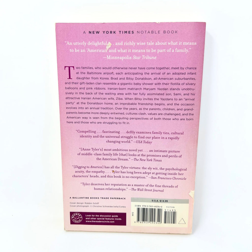 Digging to America : A Novel by Anne Tyler (2007, Trade Paperback)