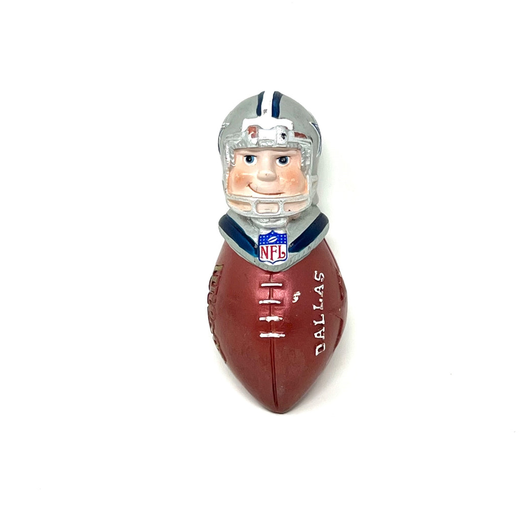 Vintage NFL Dallas Cowboys Ceramic Football Player & Football Figure