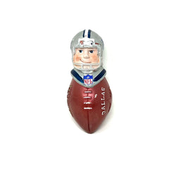 Vintage NFL Dallas Cowboys Ceramic Football Player & Football Figure