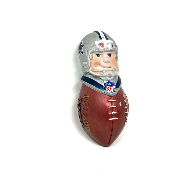 Vintage NFL Dallas Cowboys Ceramic Football Player & Football Figure