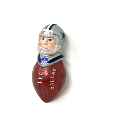 Vintage NFL Dallas Cowboys Ceramic Football Player & Football Figure