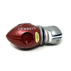 Vintage NFL Dallas Cowboys Ceramic Football Player & Football Figure