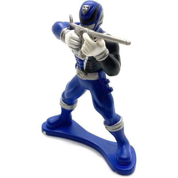 2005  Power Rangers SPD Dekaranger Blue Ranger PVC Figure 2.5in