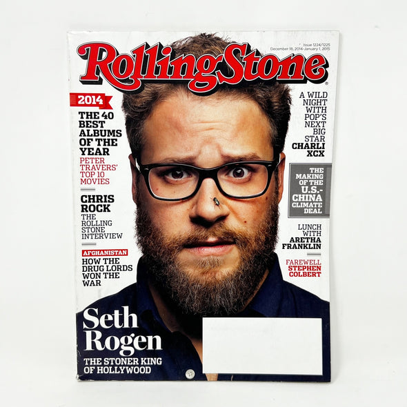2014 Rolling Stone Magazine Seth Rogen The Stoner King Of Hollywood