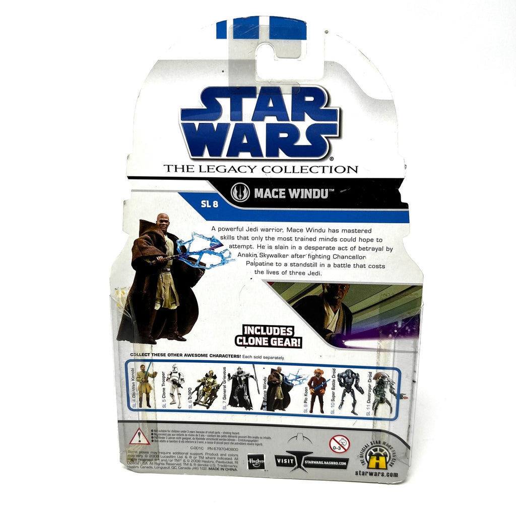 Star Wars The Legacy Collection Sage Legends Mace Windu Clone Gear