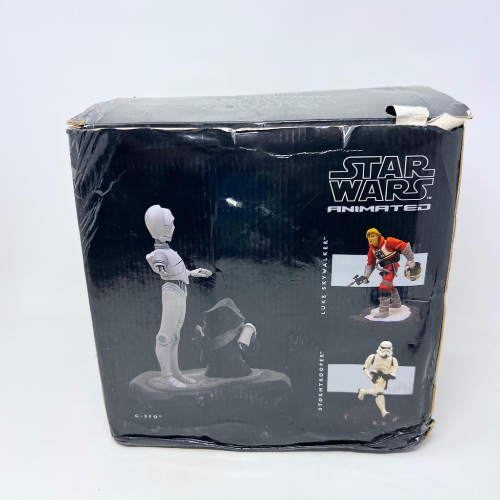 GENTLE GIANT STAR WARS ANIMATED C-3PO STATUE JAWA BLACK AND WHITE NEW RARE PROMO