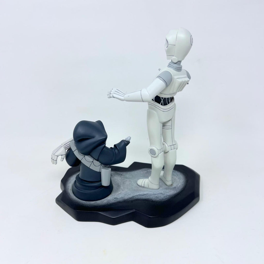 GENTLE GIANT STAR WARS ANIMATED C-3PO STATUE JAWA BLACK AND WHITE NEW RARE PROMO